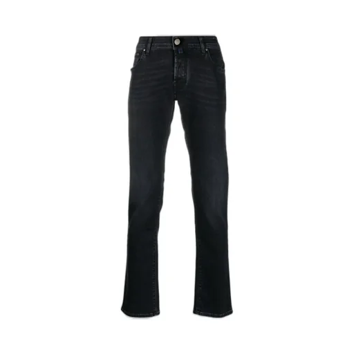 Logo Patch Low-Rise Jeans