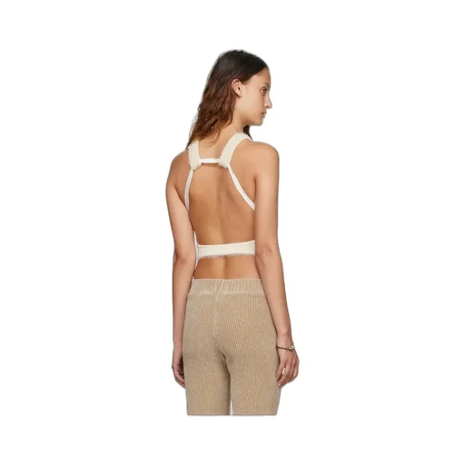 Cropped Knitted Tank Top