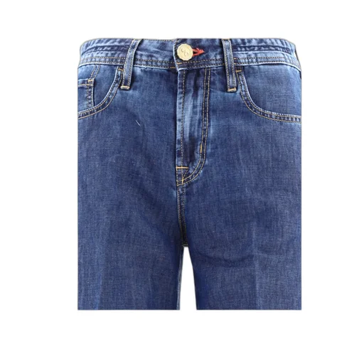 Logo-Patch Wide-Leg Jeans