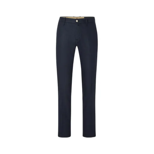 Virgin Wool-Blend Trousers