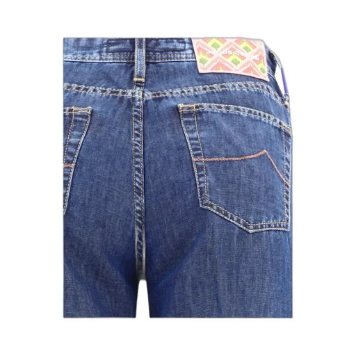 Logo-Patch Wide-Leg Jeans