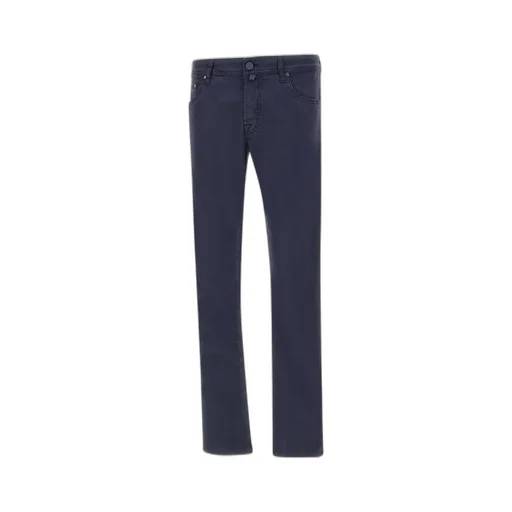 Logo-Patch Straight-Leg Trousers