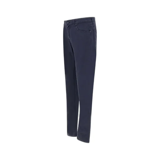 Logo-Patch Straight-Leg Trousers