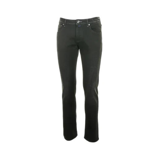 Logo Embroidered Low-Rise Jeans