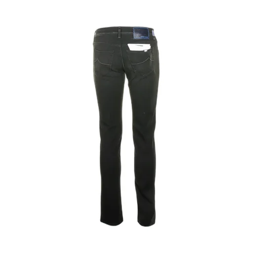 Logo Embroidered Low-Rise Jeans