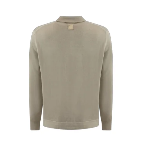 Long-Sleeved Knitted Shirt