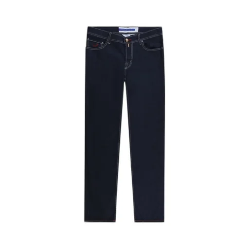 Logo Patch Straight-Leg Jeans