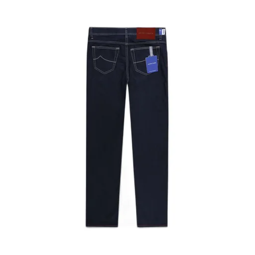Logo Patch Straight-Leg Jeans