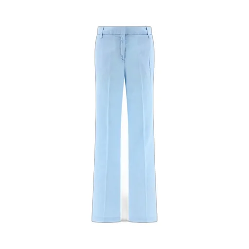 Pressed-Crease Straight-Leg Trousers