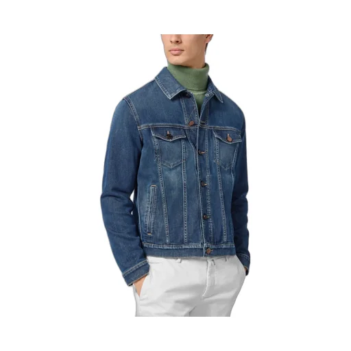 Logo-Patch Denim Jacket