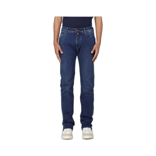 Logo Patch Mid-Rise Jeans