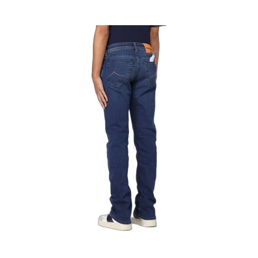 Logo Patch Mid-Rise Jeans