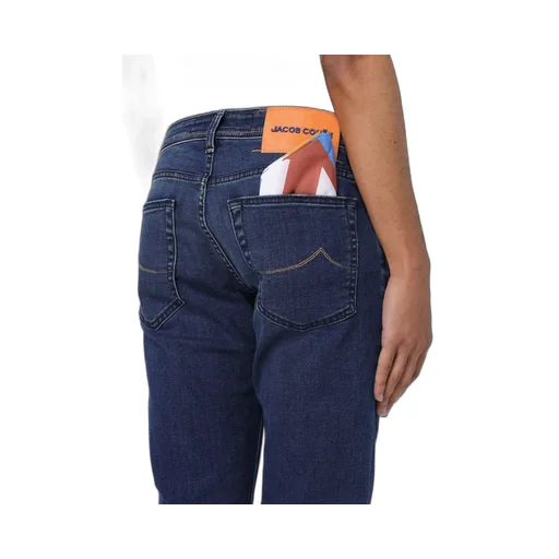 Logo Patch Mid-Rise Jeans