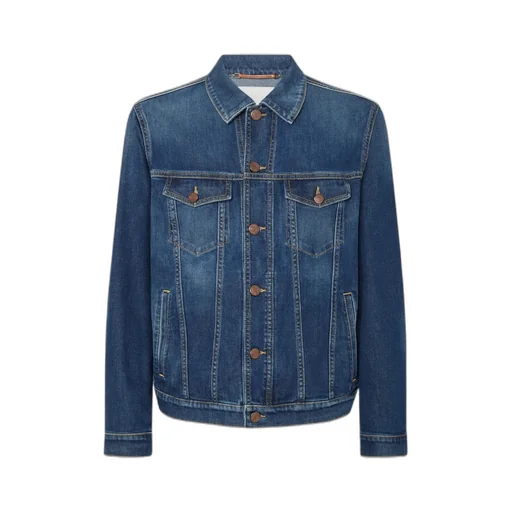 Logo-Patch Denim Jacket