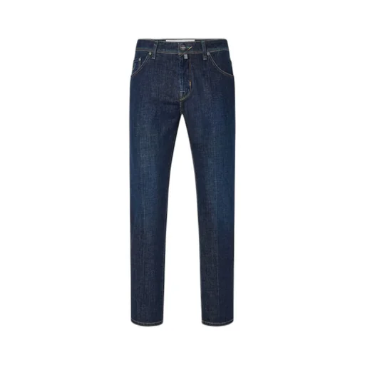 Logo Patch Straight-Leg Jeans