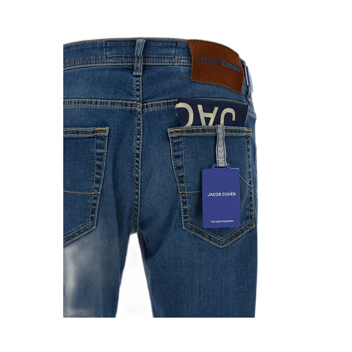 Logo-Embroidered Slim-Cut Jeans
