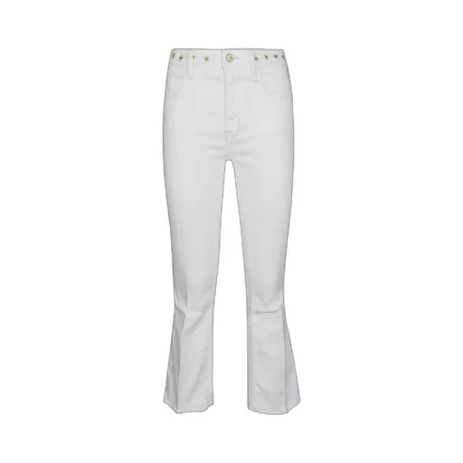 Logo Patch Flared Jeans