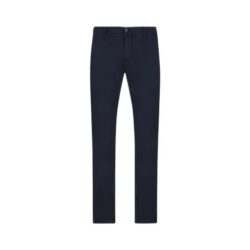 Mid-Rise Slim-Cut Chino Trousers