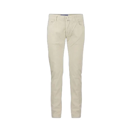 Logo Patch Low-Rise Corduroy Trousers