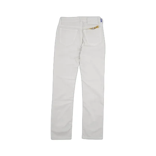 Logo Patch Straight Leg Trousers