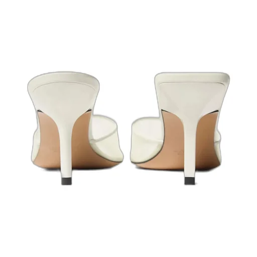 Open Toe Stiletto Heel Mules