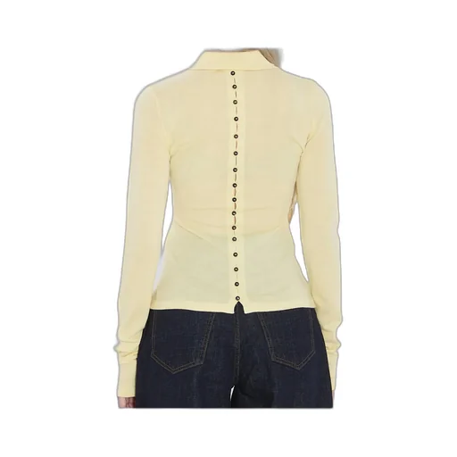 Long-Sleeved Knitted Top