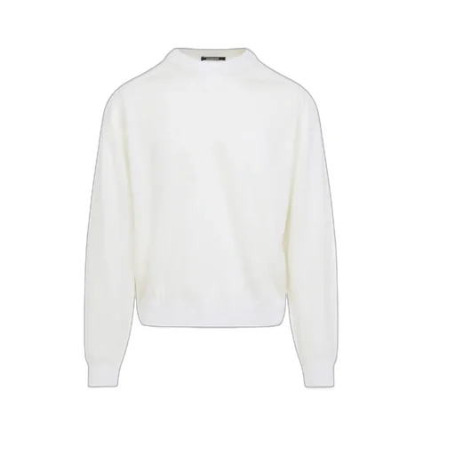 Logo Embroidered Long-Sleeved Sweater