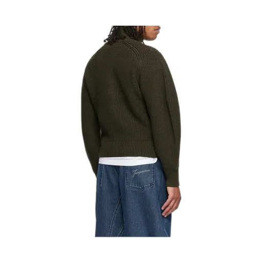 Zip-Up Knitted Cardigan