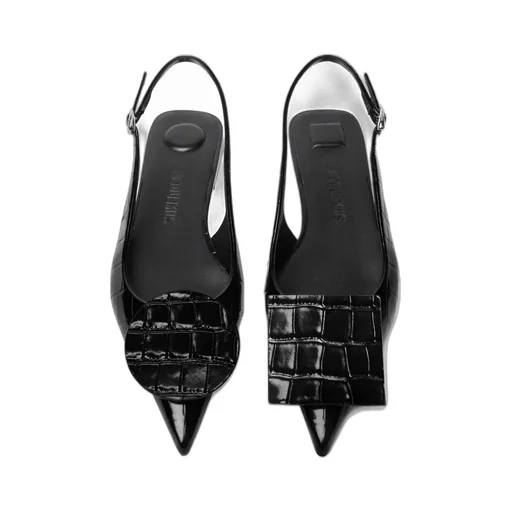 Duelo Leather Flat Pumps
