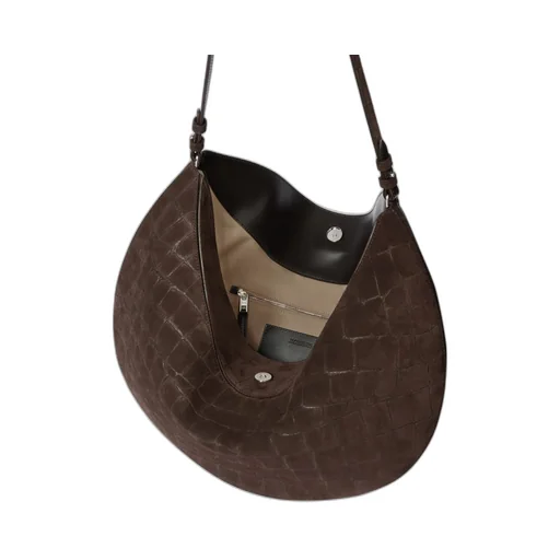 The Ovalo Logo Embossed Shoulder Bag
