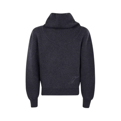Logo-Embroidered Wool Sweater