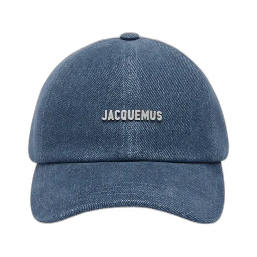 Logo Plaque Denim Cap
