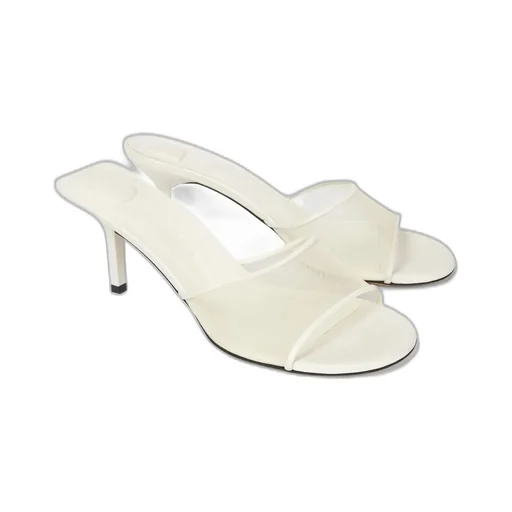 Round-Toe High-Heeled Sandals