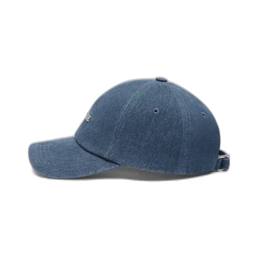 Logo Plaque Denim Cap