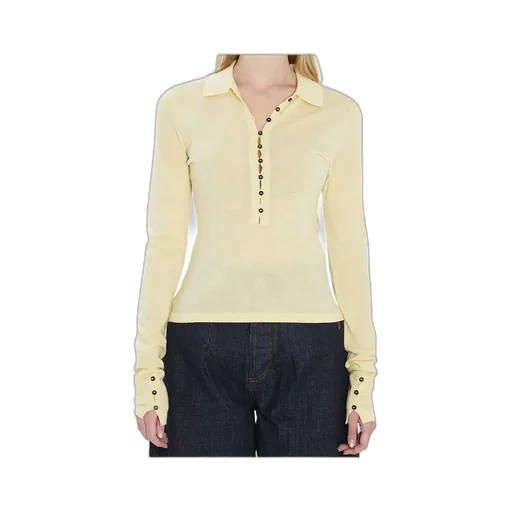 Long-Sleeved Knitted Top