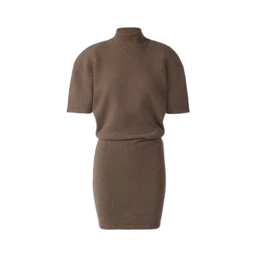 High Neck Knitted Dress