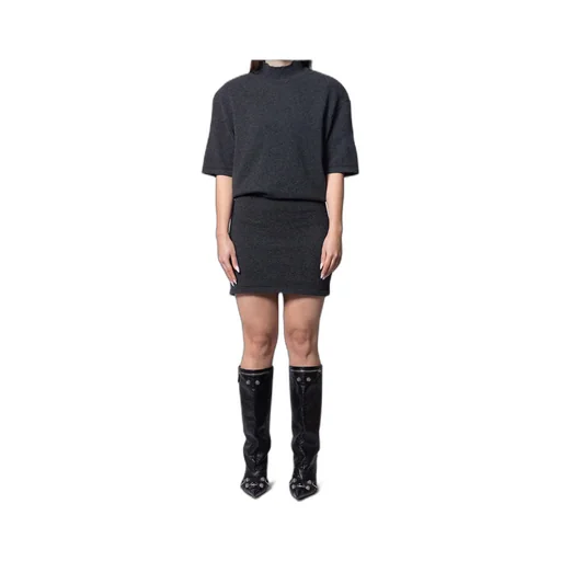 High Neck Knitted Dress