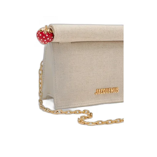 Logo Plaque Clutch Bag
