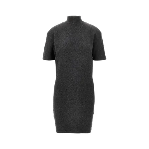 High Neck Knitted Dress
