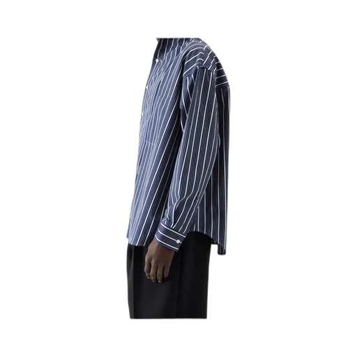 Asymmetrical Striped Shirt