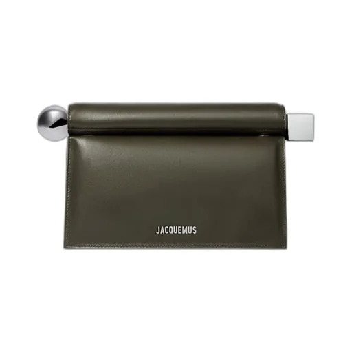 The Rond Carré Logo Plaque Clutch Bag