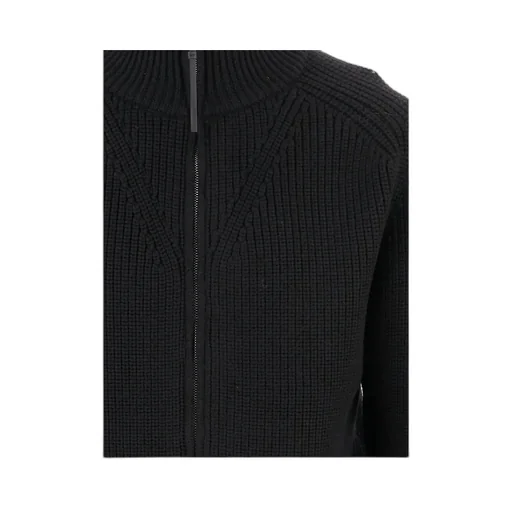 Zip-Up Knitted Cardigan