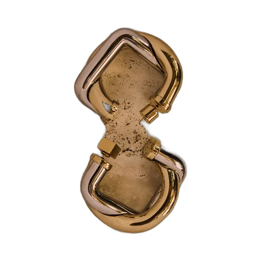 Doppio Brass Hoops