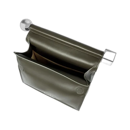 The Rond Carré Logo Plaque Clutch Bag