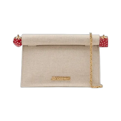 Logo Plaque Clutch Bag