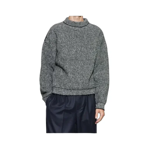 Round Neck Knitted Jumper