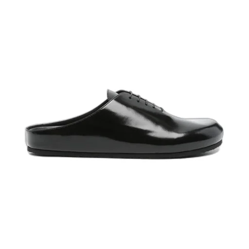 Slip-On Lace-Up Mules