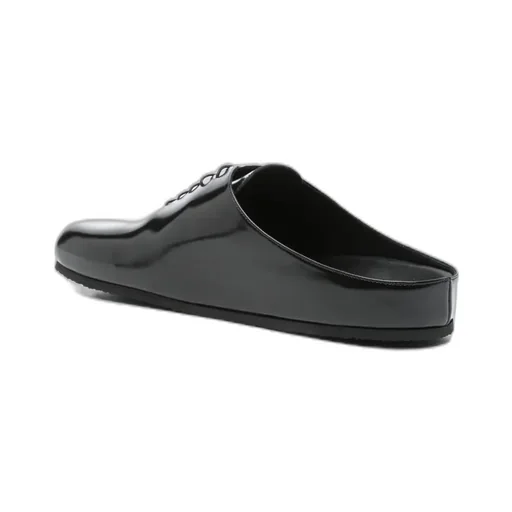 Slip-On Lace-Up Mules