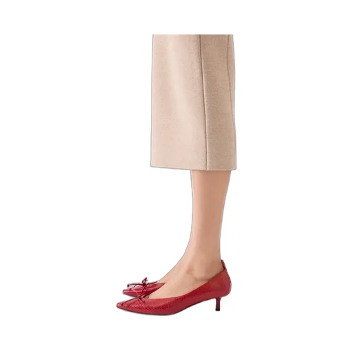 The Doppio Knit Midi-Length Skirt