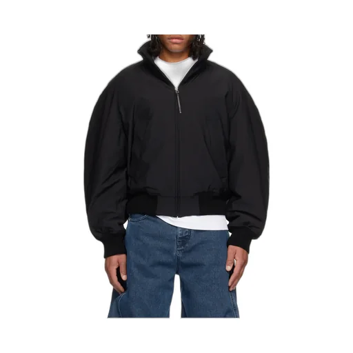 High-Neck Zipped Jacket